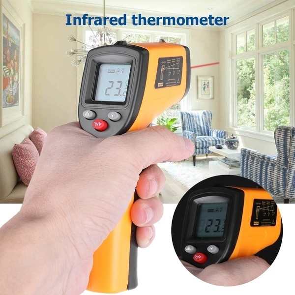 GM320 Digital Handheld Infrared Thermometer Non-contact Pyrometer IR Gun Food  thermometer Kitchen Aaccess