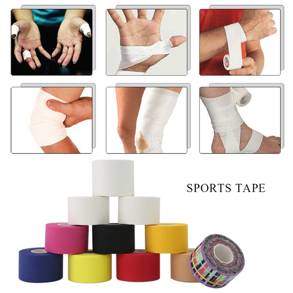 Waterproof Kinesiology Tape Roll Muscle Sports Tape, Weightlifting Tape  Athletic Tape for Wrist, Ankle Sprains & Swelling