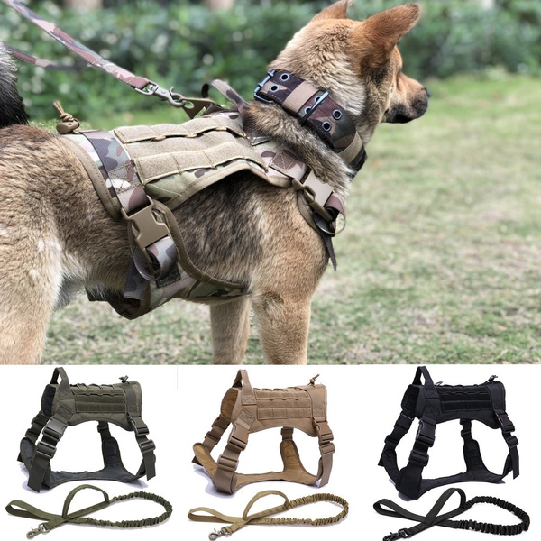 tactical dog harness small