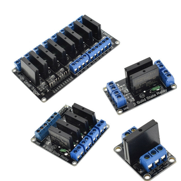 5V 1/2/4 Channel OMRON SSR G3MB-202P Solid State Relay Module For ...