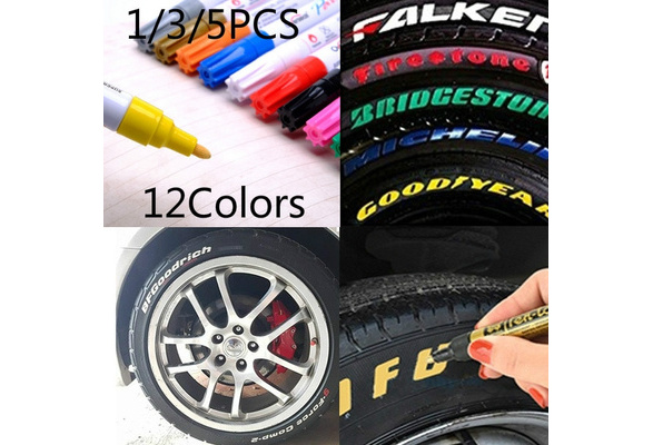 Waterproof White Marker Pen Permanent Painting Graffiti Tire Tread Art  Supplies