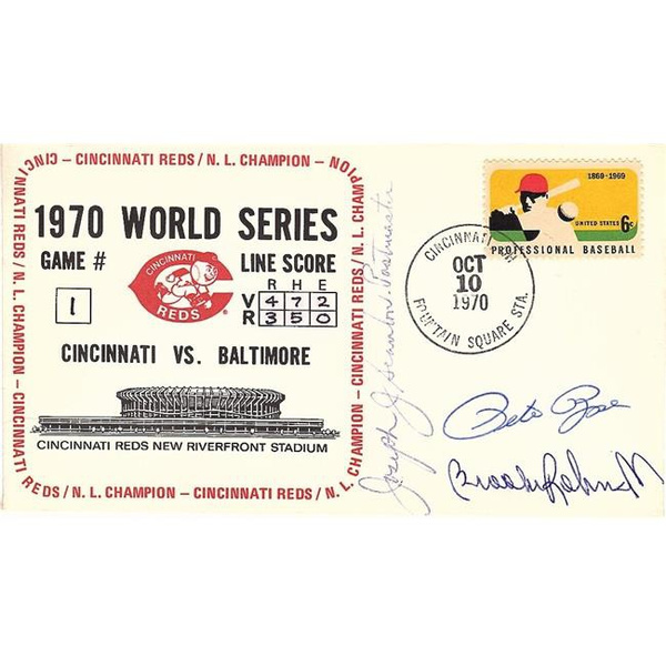 Real Deal Memorabilia 1970WSFDC4 Cincinnati Reds Brooks Robinson