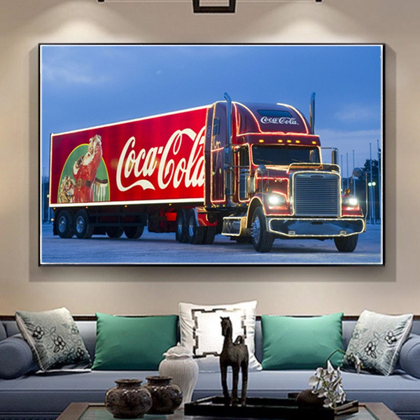 5d Frameless Precision Coca Cola And Truck Pattern Set Diamond Painting 1 Hand Embroidery Craft Embroidery Set Home Decoration Wish