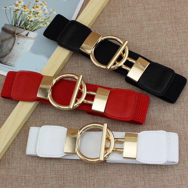 Elastic Wide Belt Dress Decorative Belts For Women Dresses Wide