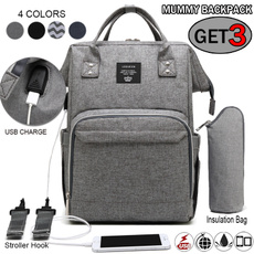Backpacks, Capacity, usb, mummybackpack