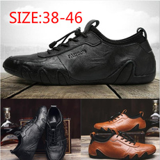 casual shoes, antiskid, lowupper, leather shoes