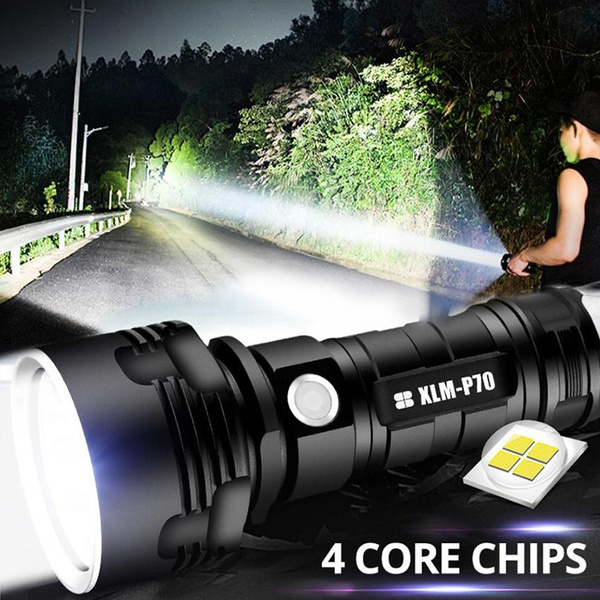 Details about   Powerful LED Flashlight XHP50 Torch USB Rechargeable Waterproof Lamp Ultra Brigh 