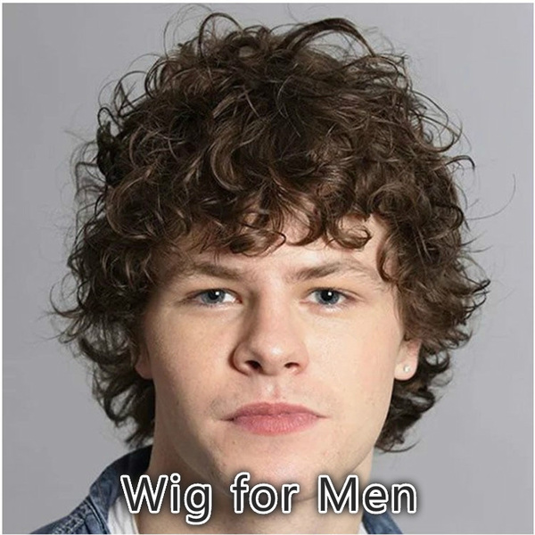 curly wigs brown
