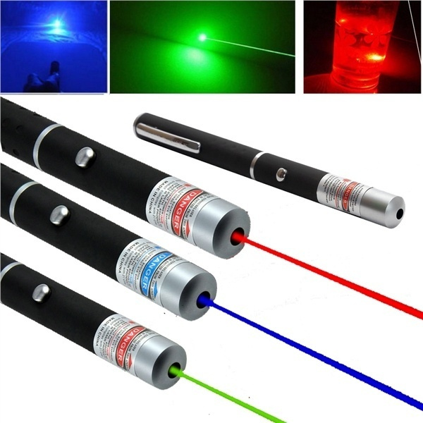 Powerful Red Purple Green Laser Pointer Pen Visible Beam Light 5mW Lazer 650nm 