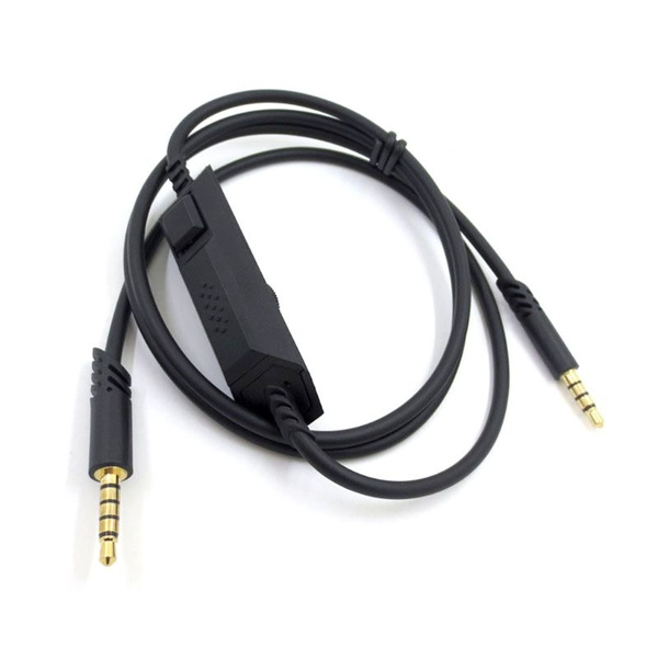 1pcs Black Audio Earphone Cable For L O G I T E C H Astro A10 0 G233 G433 Gaming Headset Ckl Wish