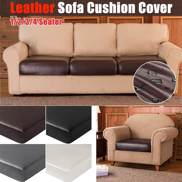 1 2 3 4 Seaters Pu Leather Waterproof, Sofa Seat Covers Leather