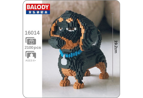 Details about   Balody Black Dobermann Dog Pet Mini Diamond DIY Building Blocks Kids DIY 3D Toys 