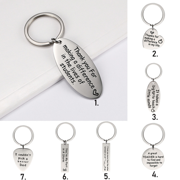 by you Inspirational Positive Message Key chain & Key ring 