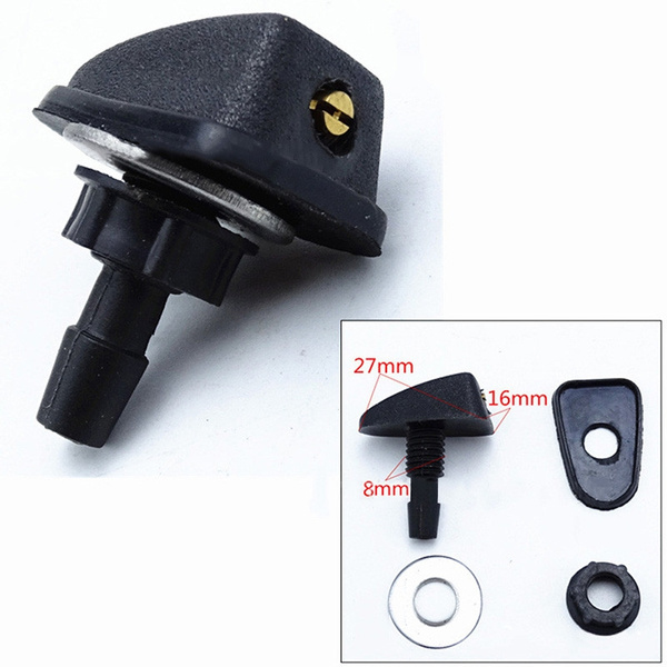 Automobile Universal Windshield Washer Sprinkler Head Wiper Fan Shaped