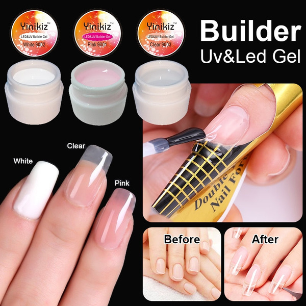 Vnicesli Gel Nail Polish Builder Gel, 5 In 1 Clear Builder Base Gel For  Nails Hard Gel & Builder Nail Strengthen & Nail Extension Gel For Holiday  Nai - Imported Products from USA - iBhejo