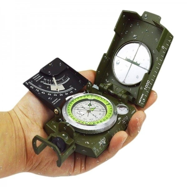 Compass, Metal Camping Compass, Pocket Compass, Waterproof Compass