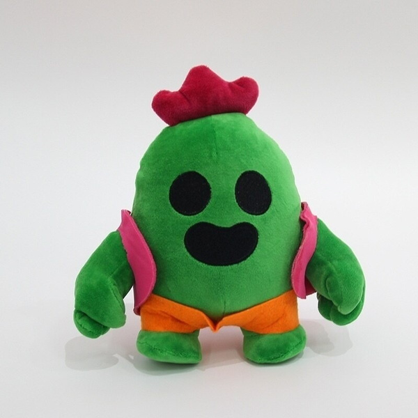 New Cute Kawaii 20cm Game Brawl Spike Doll Plush Stuffed Toy Cactus Soft Stuffed Toys For Children Kids Christmas Gift Wish - brawl stars gioco pupazzi