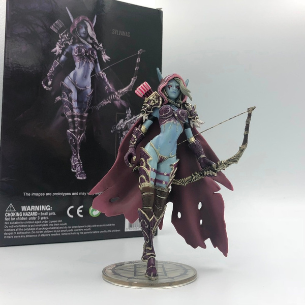 World of Warcraft Sylvanas Windrunner Action Figure WOW Collection Model No Box 