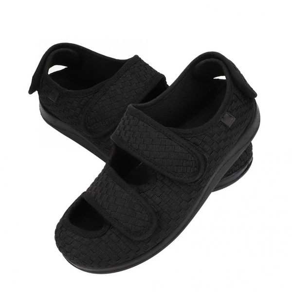 mens adjustable slippers for swollen feet