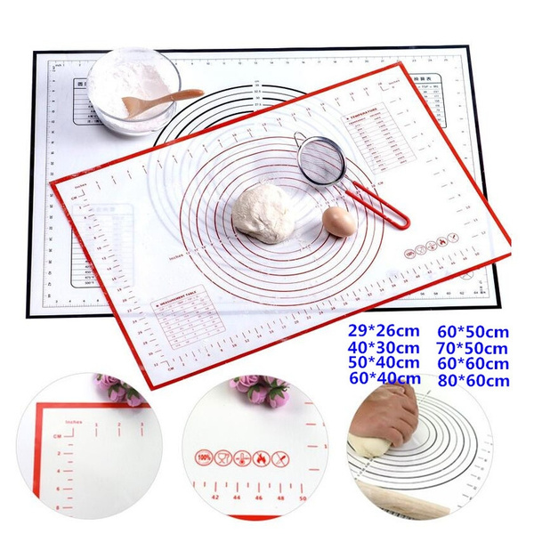 Rolling Dough Pad Silicone Baking Mat For Non Stick Oven Patisserie Accessories 