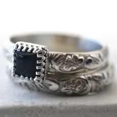 wedding ring, 925 silver rings, Lady Fashion, Diamond Ring