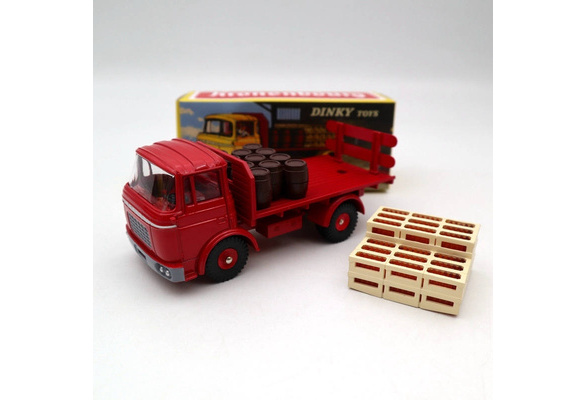 Atlas Dinky toys 588 Plateau Brasseur Berliet GAK Camion Red