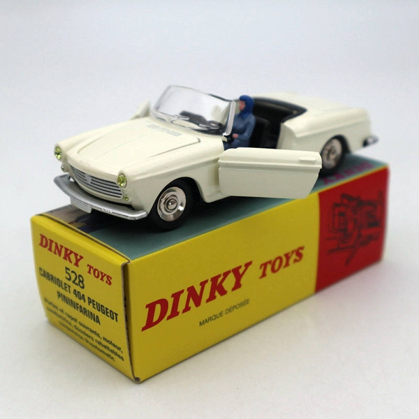 DIECAST ATLAS 1:43 Dinky toys 1429 PEUGEOT 404 BREAK POLICE Miniatures car model