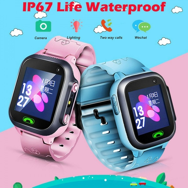 NEW Kids Smart Watch Touch Screen SOS Phone Watch Sport Children Smart ...