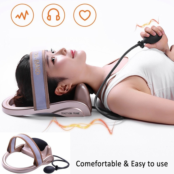 Inflatable Cervical Neck Traction Pillow Neck Shoulder Spine