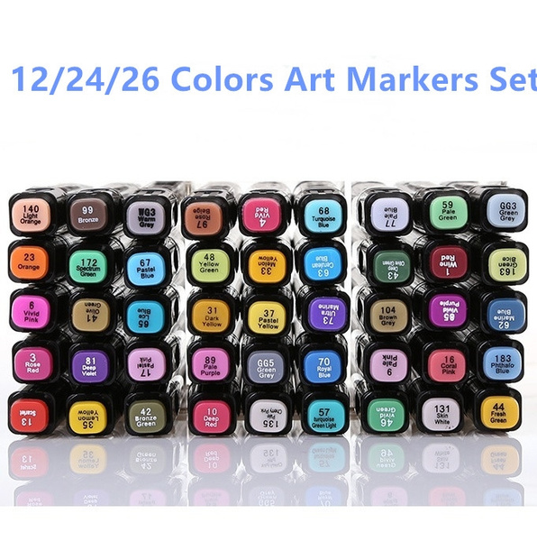 12 Color Copic Marker Set