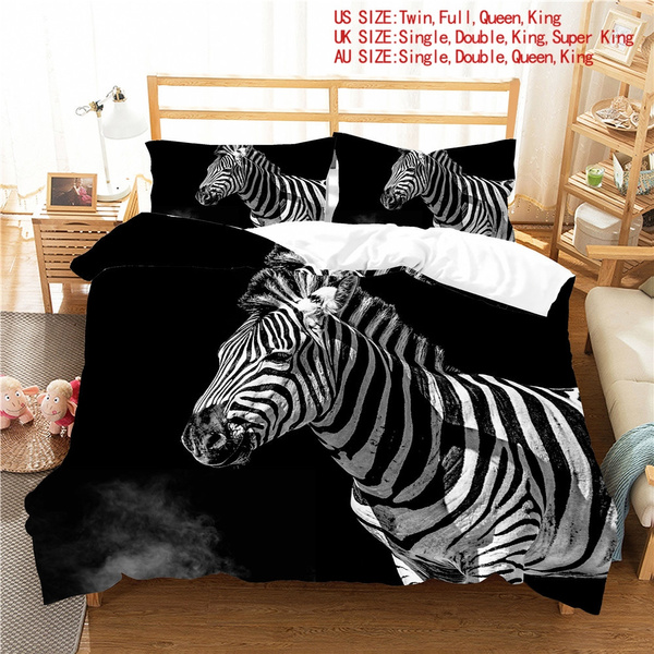 zebra single duvet cover