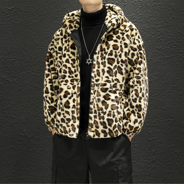 Unisex Bomber Jacket - Leopard - Men – Bettina Marks Inc.