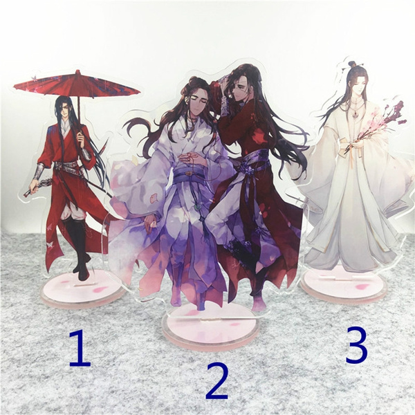Tian Guan Ci Fu Hua Cheng Xie Lian  Acrylic Figure Stands Table Decors Gift 