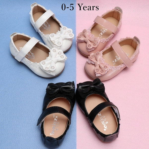 Baby Girl Cute Shoes Lace Bowknot Dress Shoes Sandals For Infant