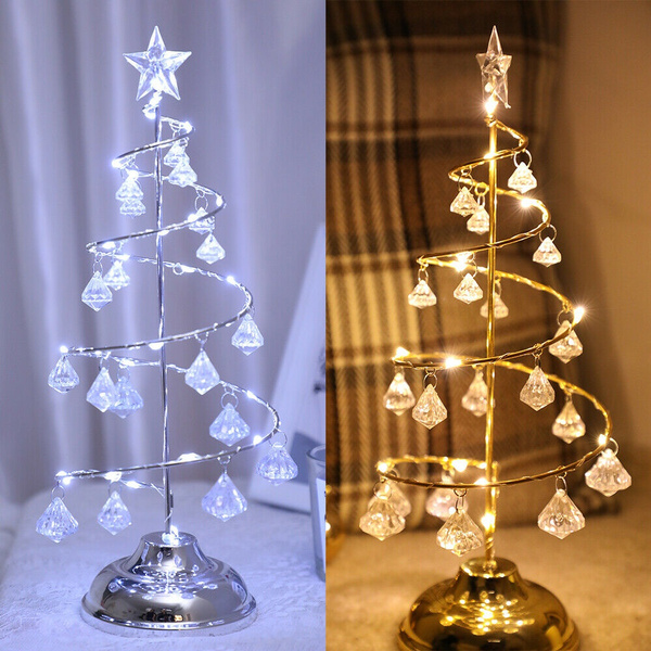 Crystal Christmas Tree Night Light