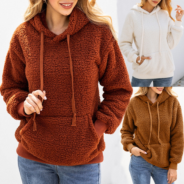 fuzzy sherpa pullover