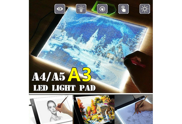 New Ultra-Thin Portable LED Light Box Tracing Drawing Light Pad Table  Stencil Display Prevent Eye Fatigue For Artists Sketching Animation  Stencilling X-Ray Viewing