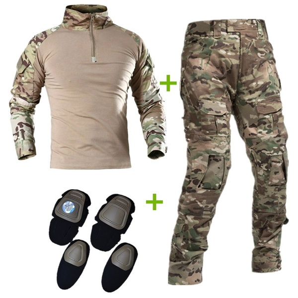 1//6th Soldier Sergeant Uniform Cam Pants Trousers Combat Boots Clothes Suit 12/"