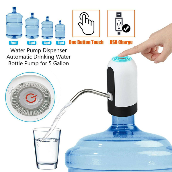 Water Bottle Pump 5 Gallon Water Bottle Dispenser USB Charging Automatic  Drinking Water Pump Portable Electric Water Dispenser Water Bottle Switch