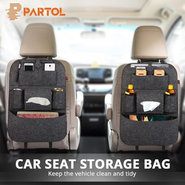 Auto Car Storage Bag Rear Seat Multi Back Pocket Travel Storage Bag  Backseat Organizer Holder