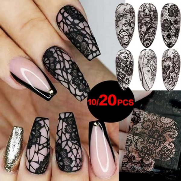 How to Lace Nail Art Design « Nails & Manicure :: WonderHowTo