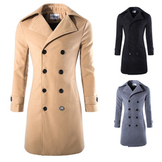 Fashion, woolencloth, winterovercoat, korean style