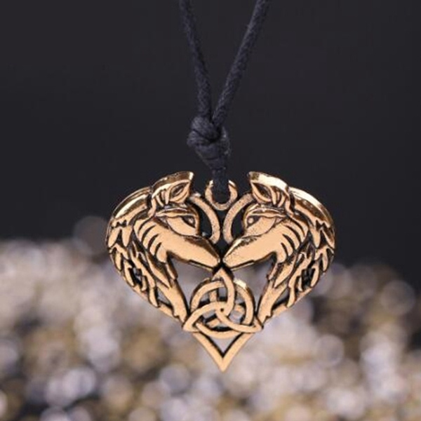 Wolf Lifemates Couples Necklaces – Wyvern's Hoard
