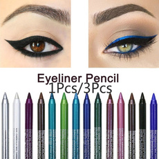 1Pcs / 3Pcs Long-lasting waterproof not blooming eyeliner 14 color eyeliner eye shadow pen cosmetics makeup tools