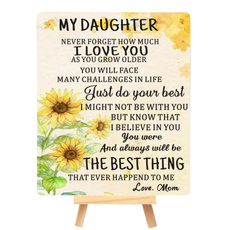 Decor, daughter, Christmas, Sunflowers