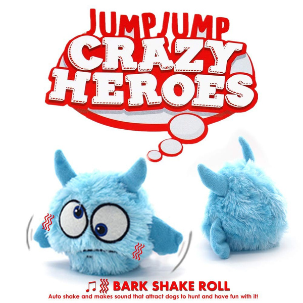 jump jump crazy heroes dog toy