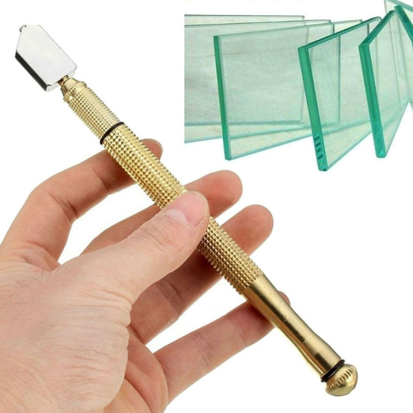 Roller Type Glass/Mirror Knife Oil Injected Glass Cutter Glass Cutting Tools