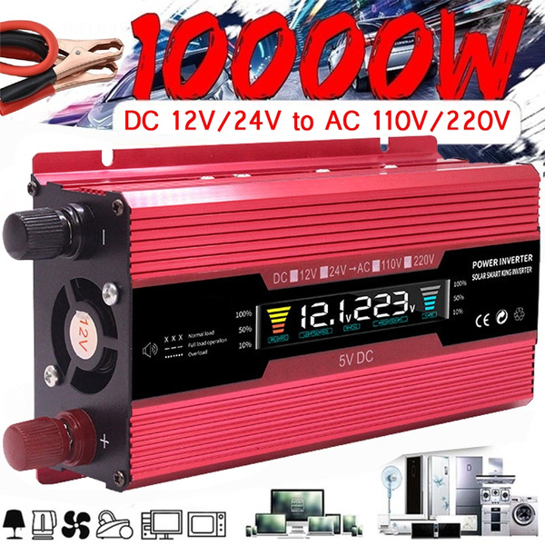2000W-10000W Car Solar Power Inverter DC12/24V To AC110V/220V Sine Wave 2000W-10000W Car Solar Power Inverter DC12/24V To AC110V/220V Sine Wave