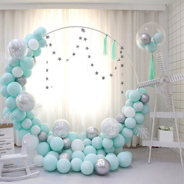 Details about   120PCS Balloon Arch Garland Pack Kit White & Black & Gold Latex Balloons Bridal 