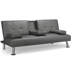 Gray, leather, Sofas, Modern